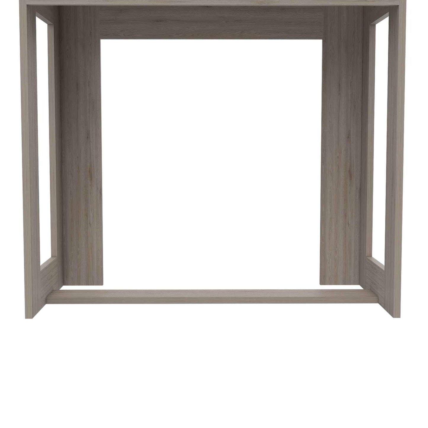 Modern Light Wash Gray Desk - AFS