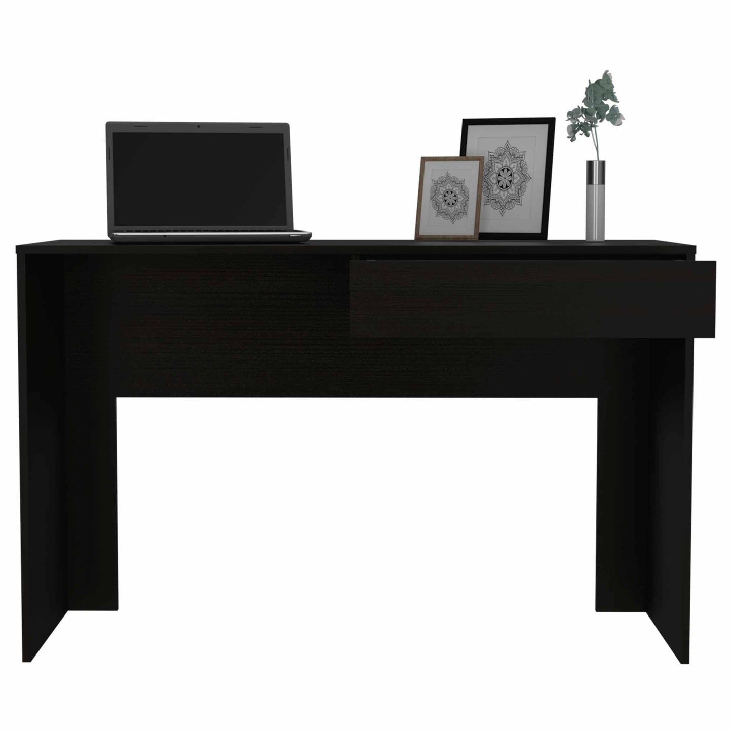 Clio Black Computer Desk with Drawer - AFS