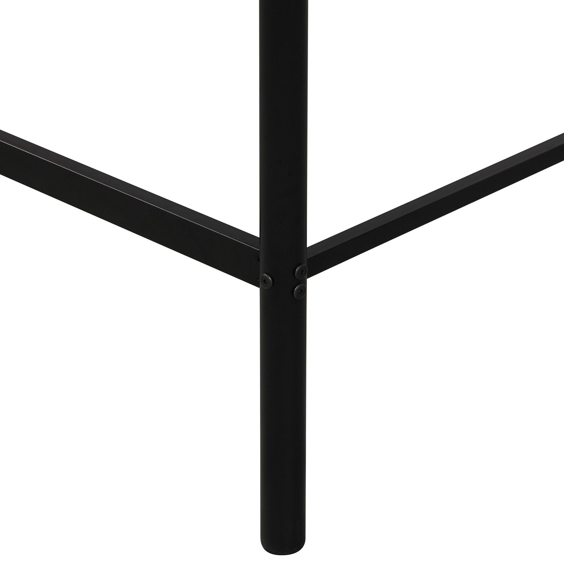 Black Twin Size High Loft Bed - AFS