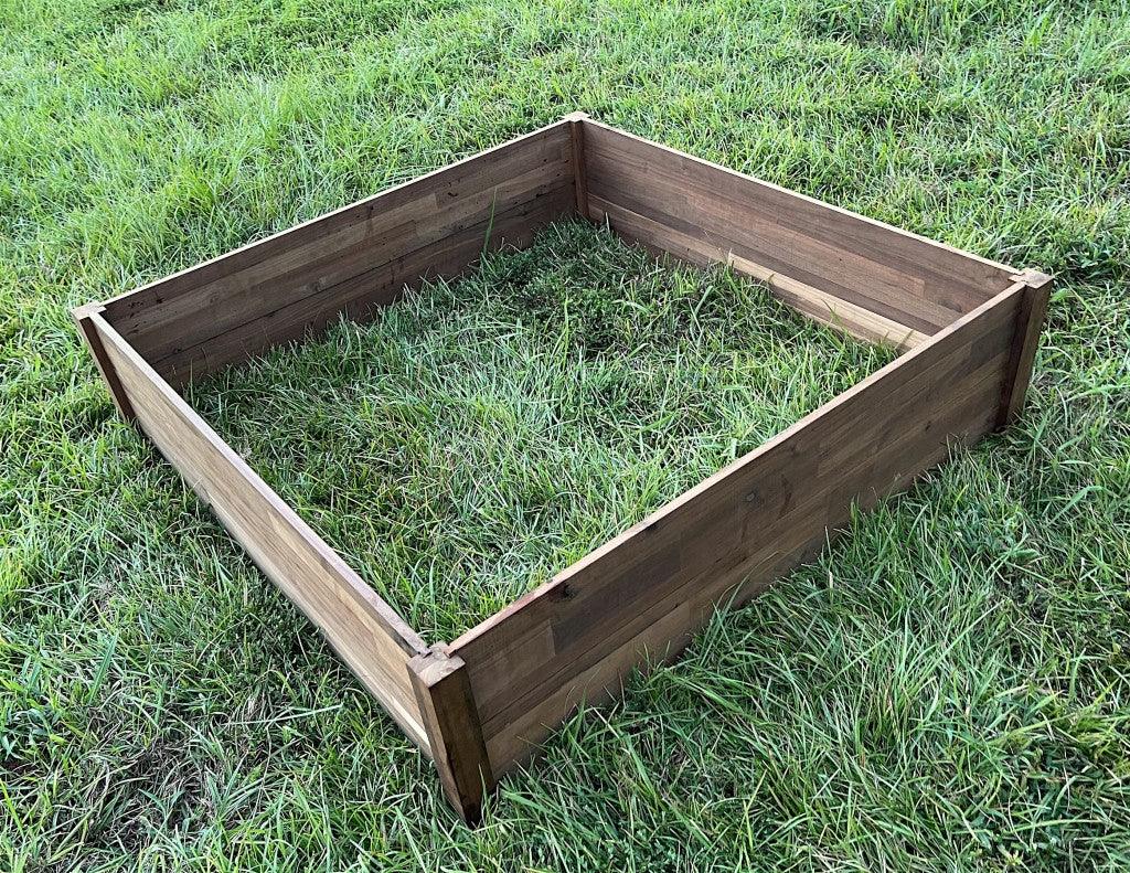 48" Premium Square Hardwood Vegetable and Flower Garden Bed - AFS