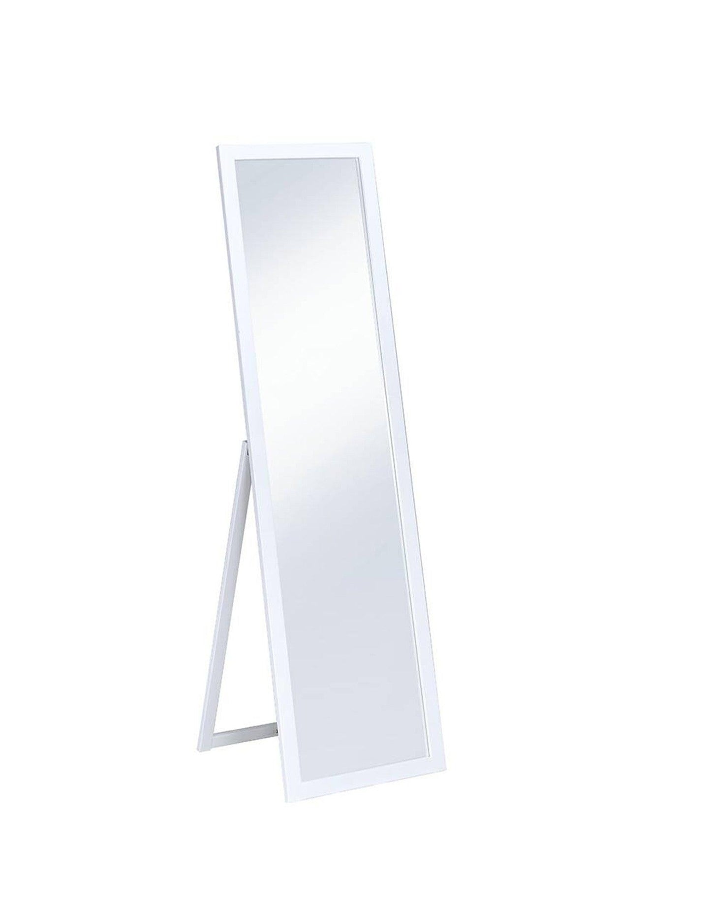 Crisp White Full Length Standing Mirror - AFS