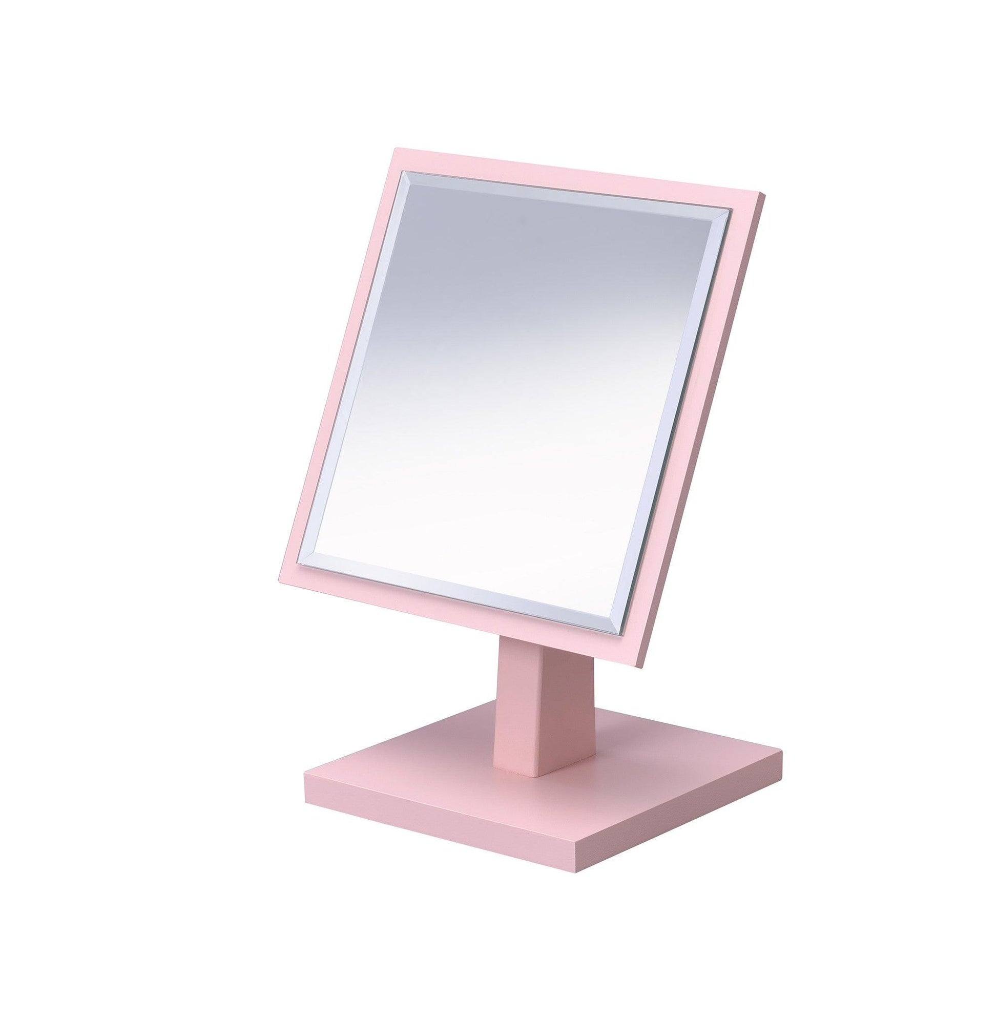 Pretty Pink Square Make Up Vanity Mirror - AFS