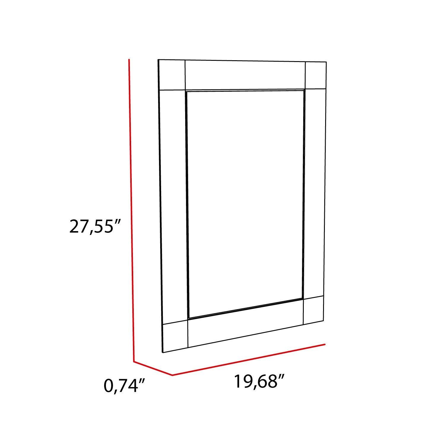 Modern Minimalist Blocks Wall Mirror - AFS