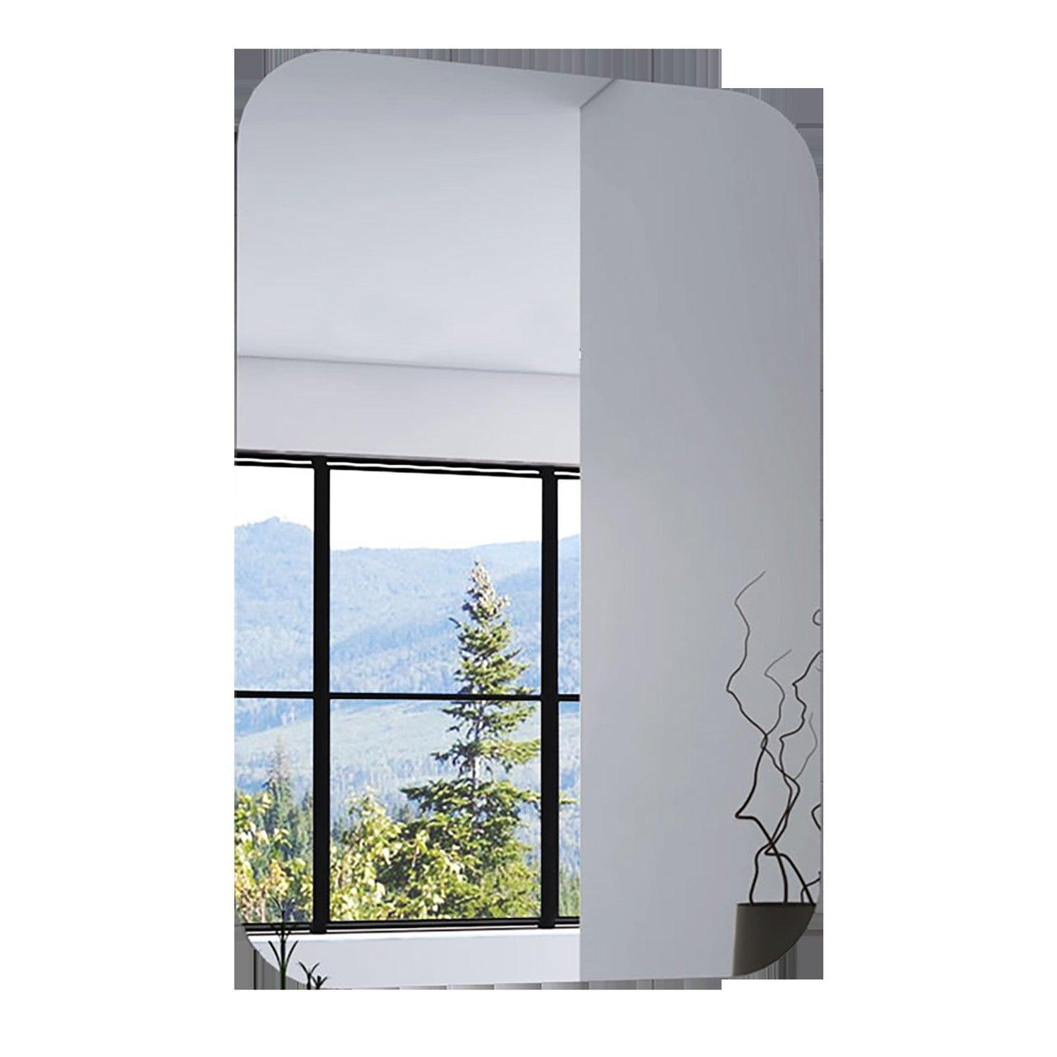 Modern Curved Corner Wall Mirror - AFS