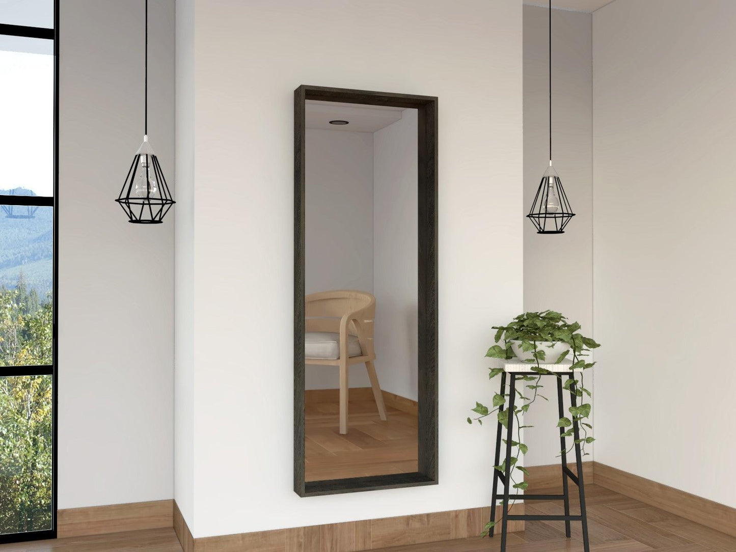 Modern Shadow Box Wall Mirror - AFS