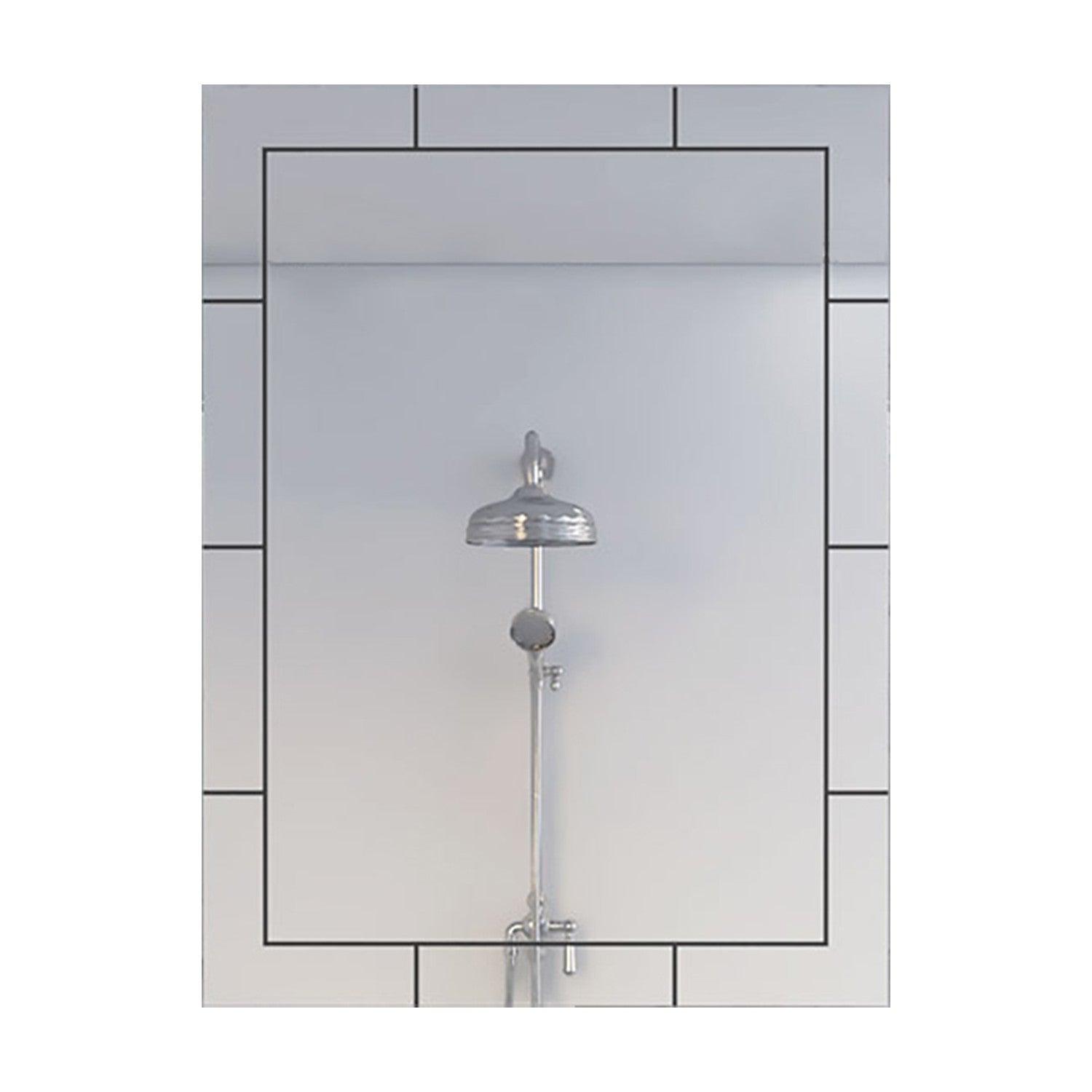 Modern Beveled Tile Design Wall Mirror - AFS