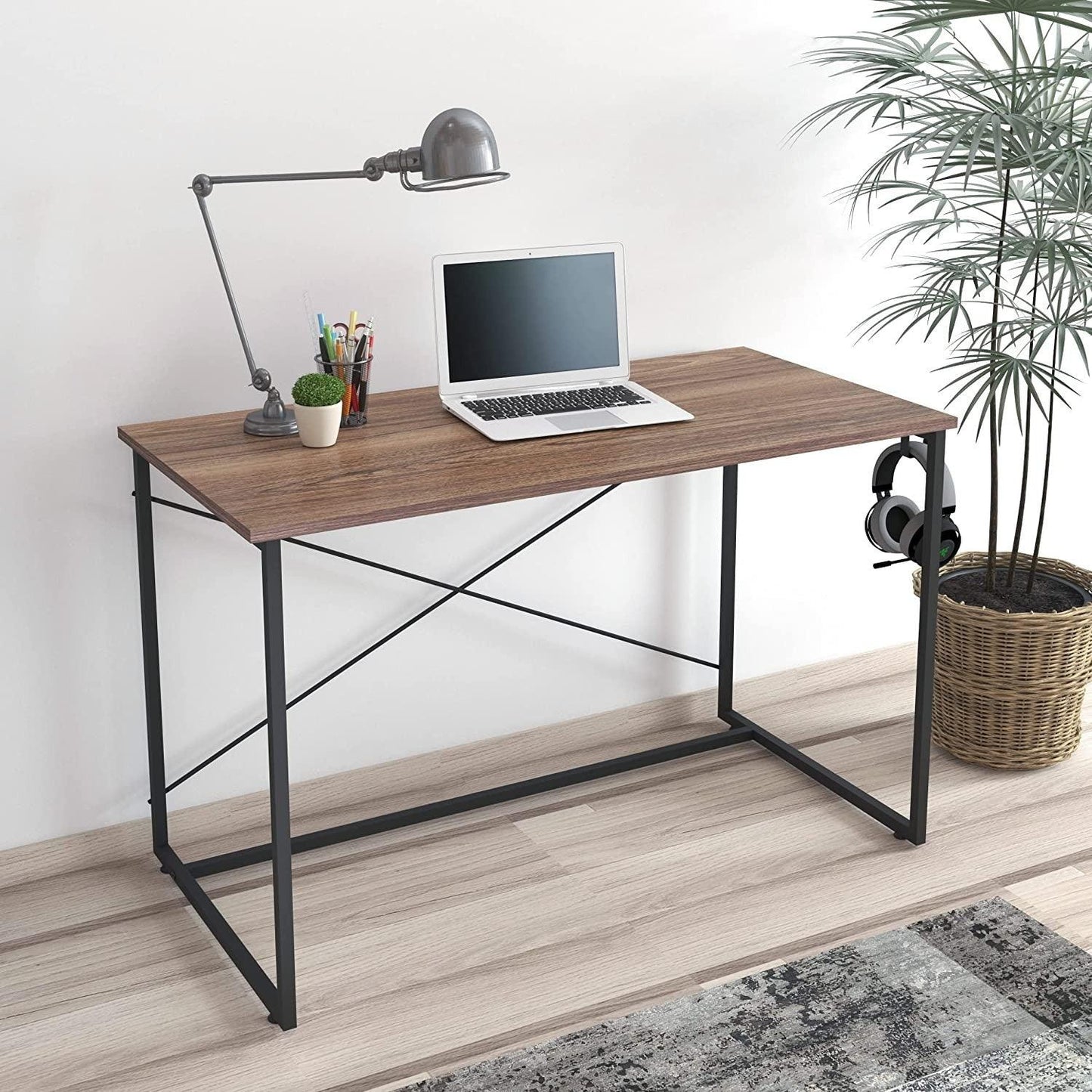 Modern Industrial Computer And Writing Table Desk - AFS