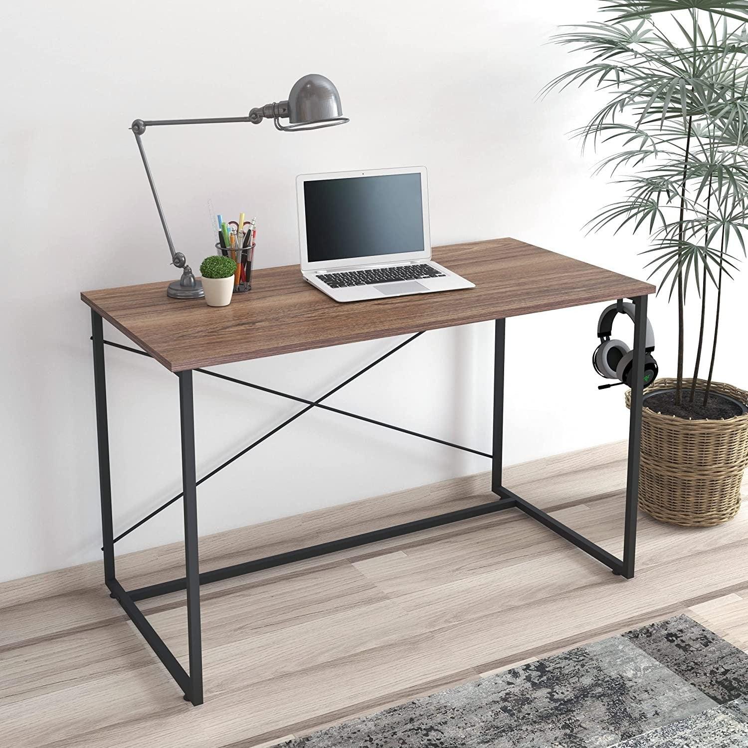 Modern Industrial Computer And Writing Table Desk - AFS