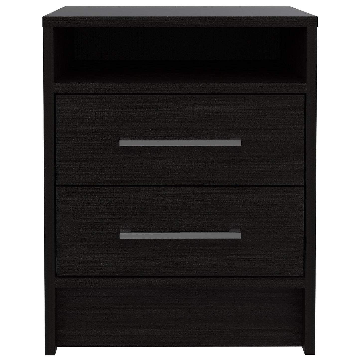 Light and Dark Oak Two Drawer Nightstand - AFS