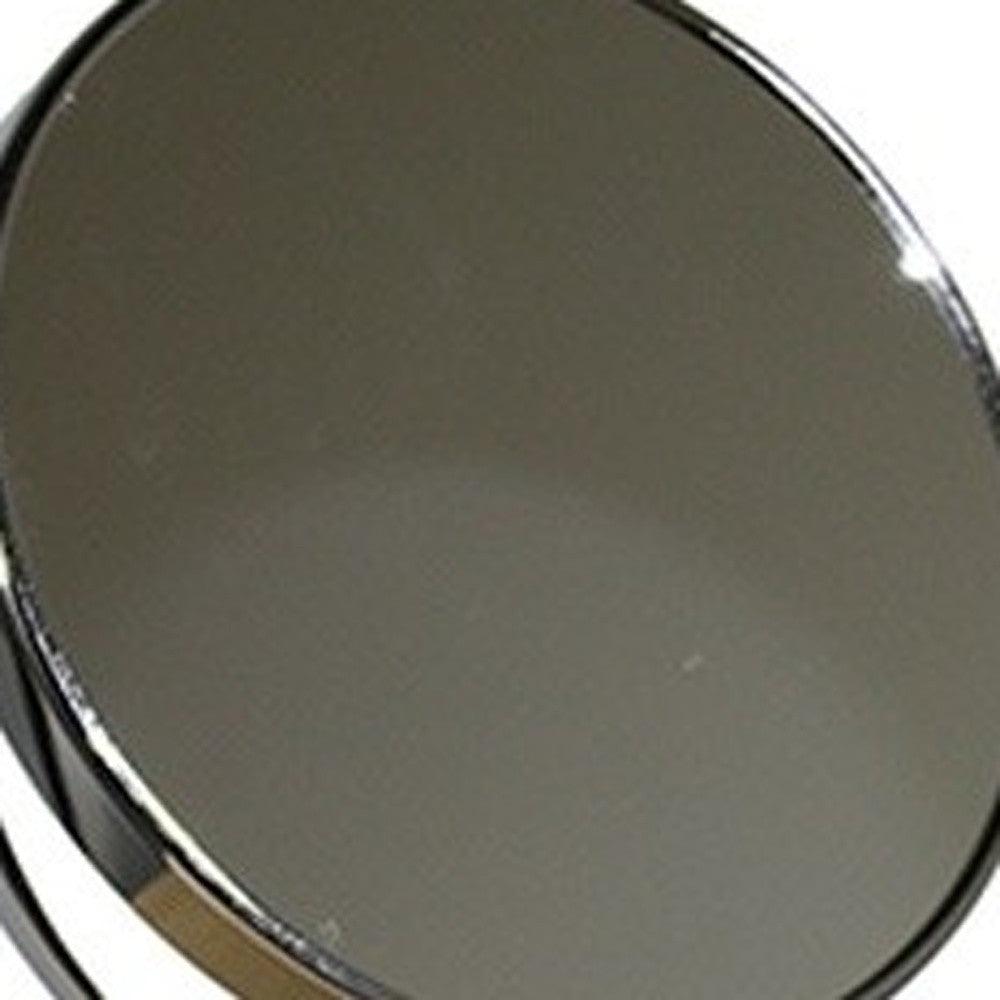 Vintage Pedestal Chrome 5X Magnification Vanity Mirror - AFS