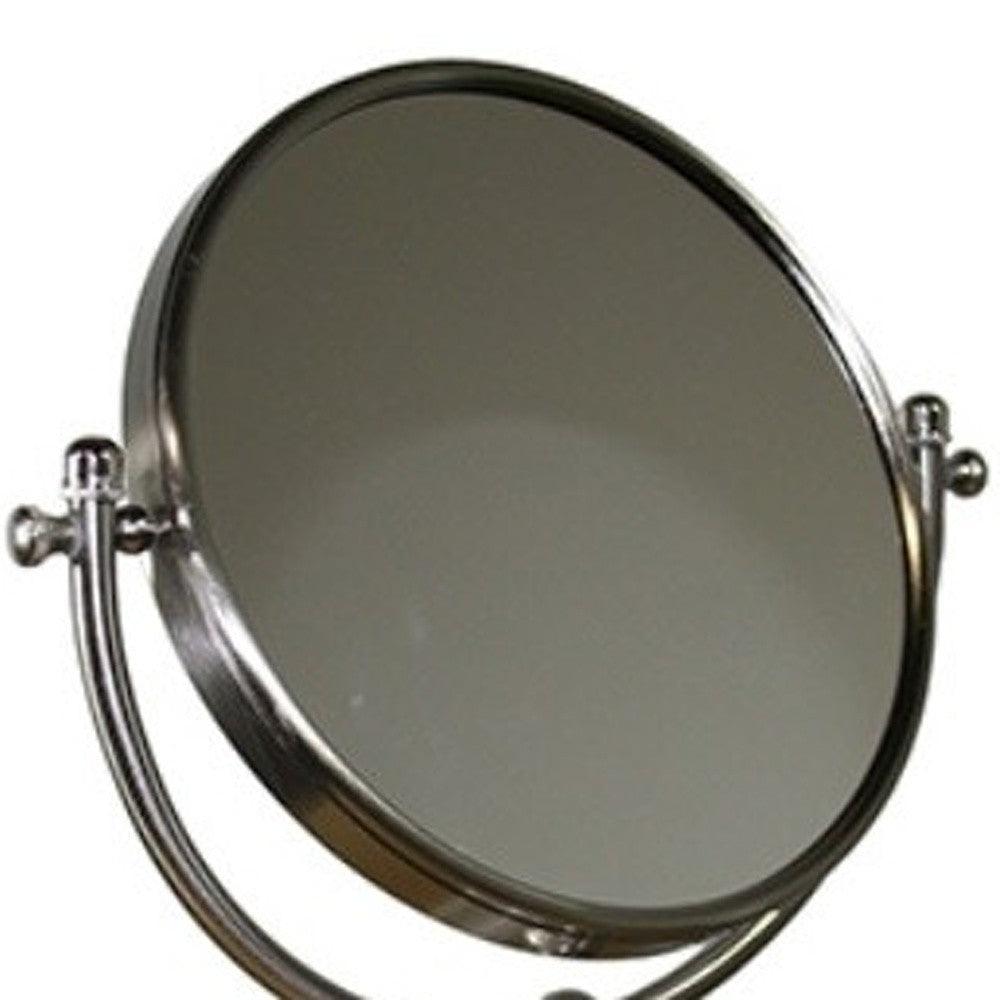 Vintage Rotating Chrome 3X Magnification Vanity Mirror - AFS