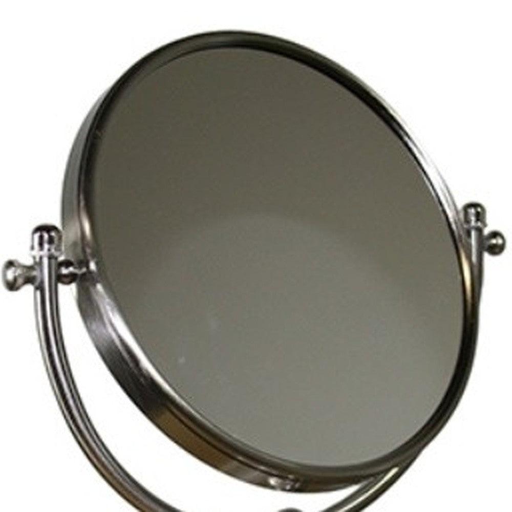 Vintage Rotating Chrome 5X Magnification Vanity Mirror - AFS