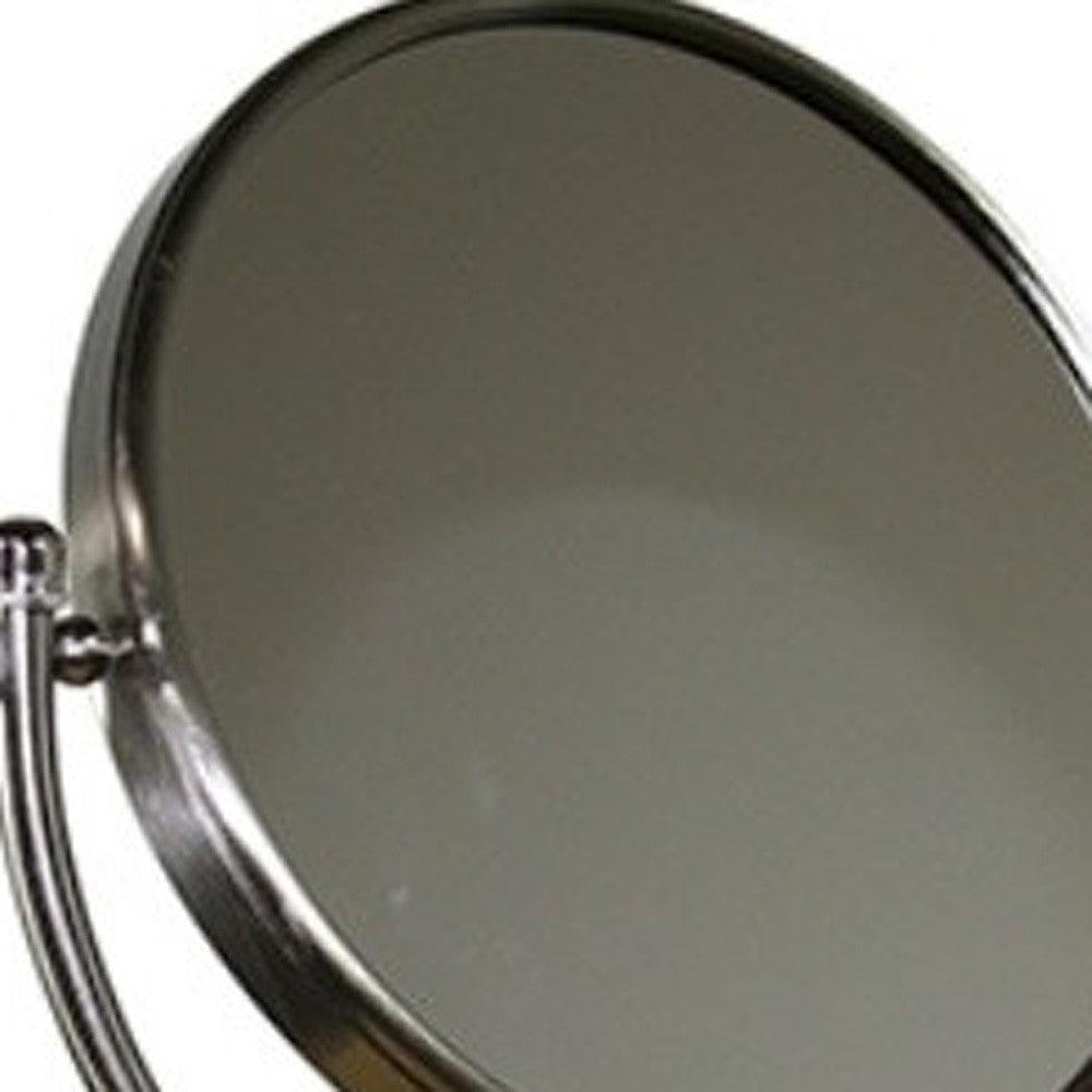 Vintage Rotating Chrome 5X Magnification Vanity Mirror - AFS