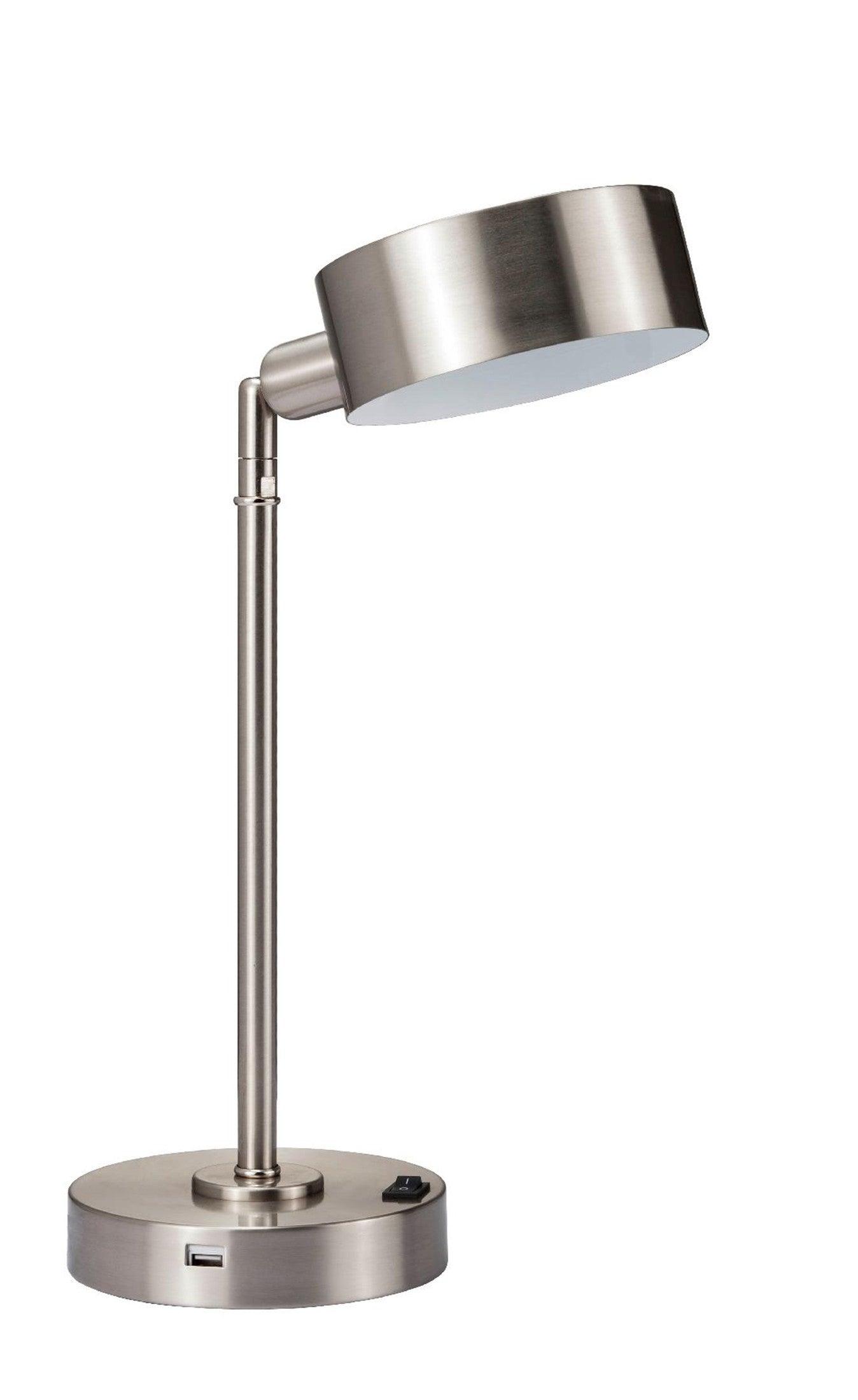 Silver Metal LED Table Lamp - AFS