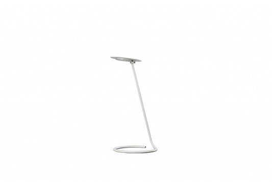 Minimalist White Metal LED Desk Lamp - AFS