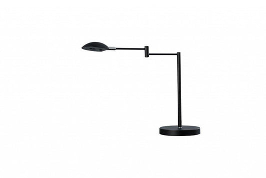 Minimalist Black Metal Swing Arm Desk Lamp - AFS