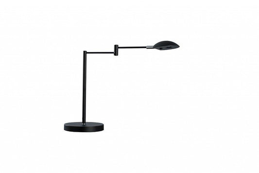 Minimalist Black Metal Swing Arm Desk Lamp - AFS