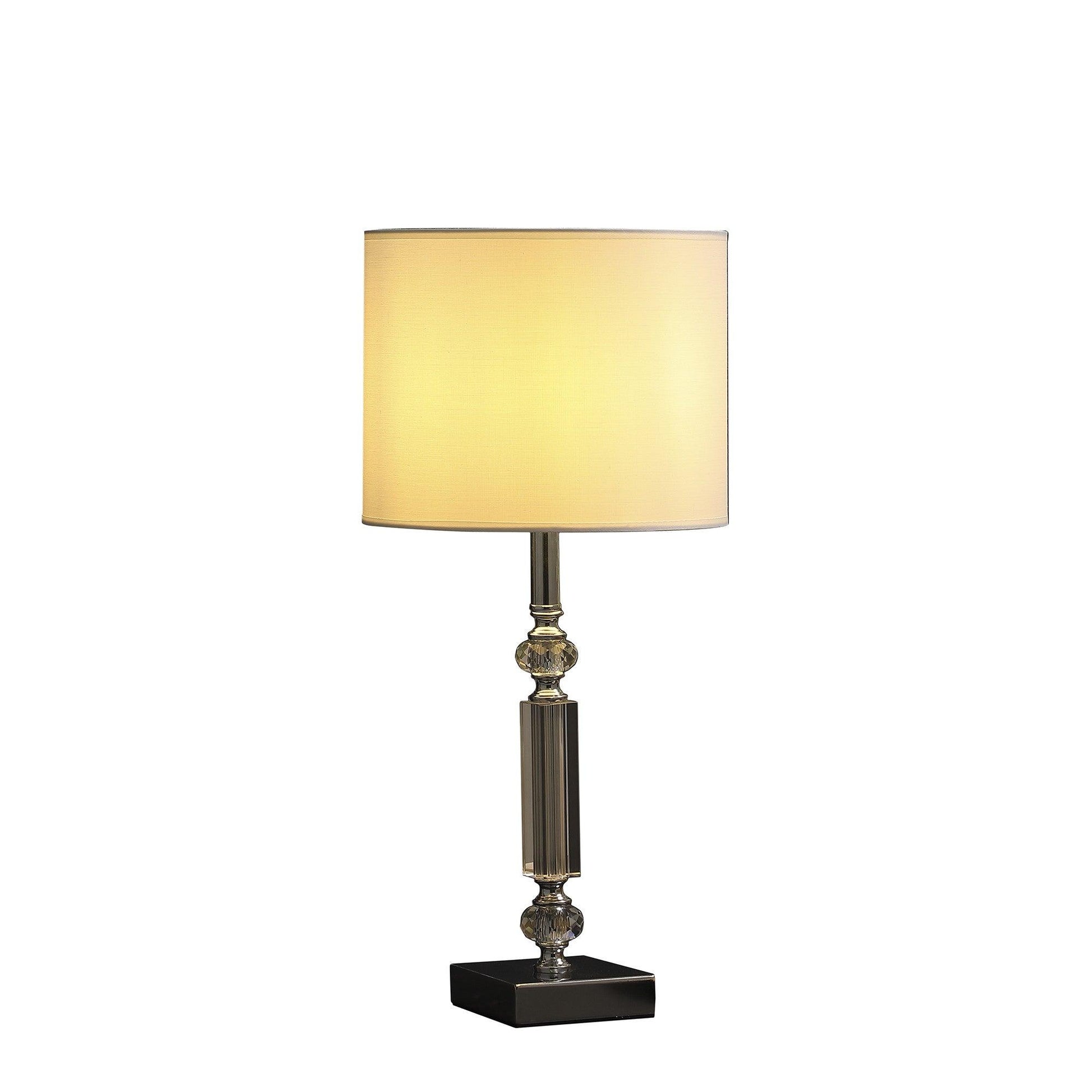 20? Stylish Crystal And Metal Table Lamp - AFS