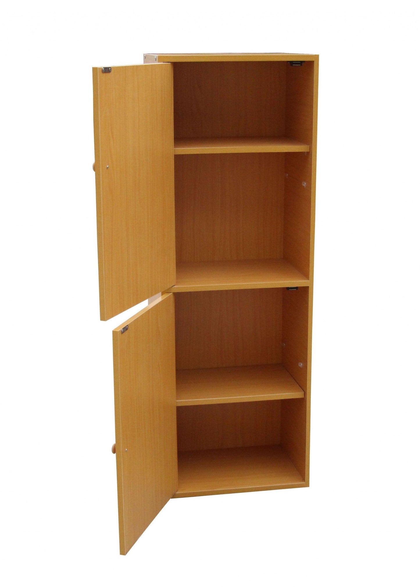 Standard Natural Two Door Verticle Adjustable Book Shelf - AFS