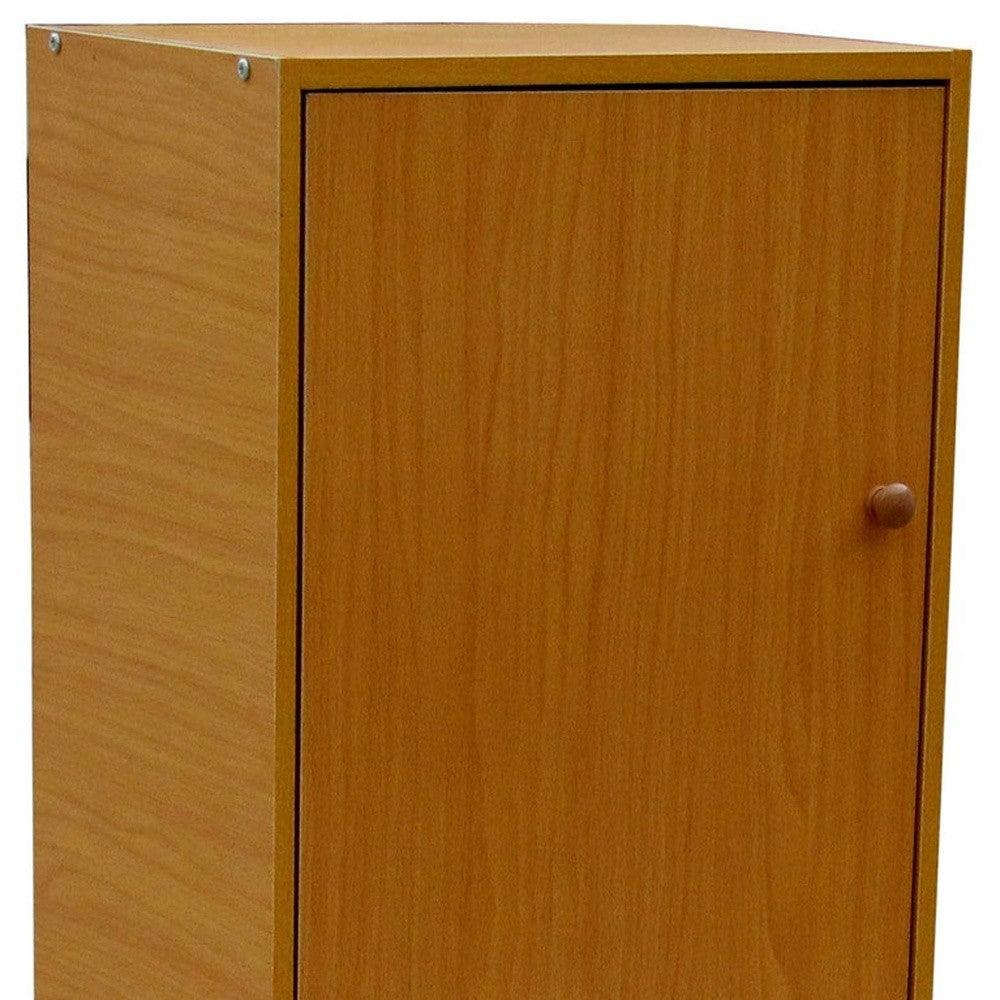 Standard Natural Two Door Verticle Adjustable Book Shelf - AFS