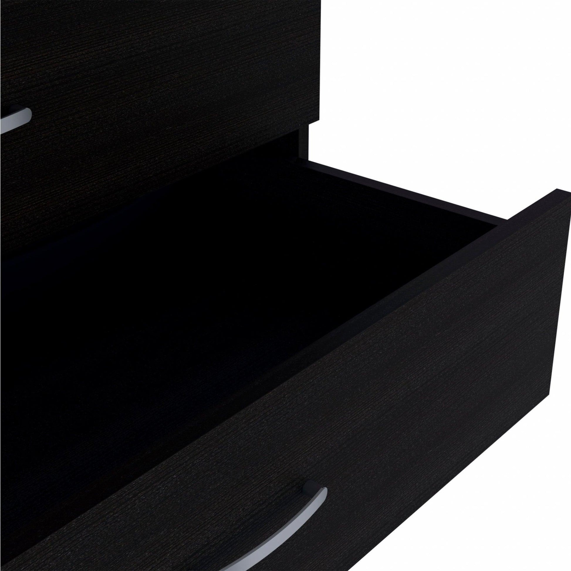 29" Black Three Drawer Dresser - AFS