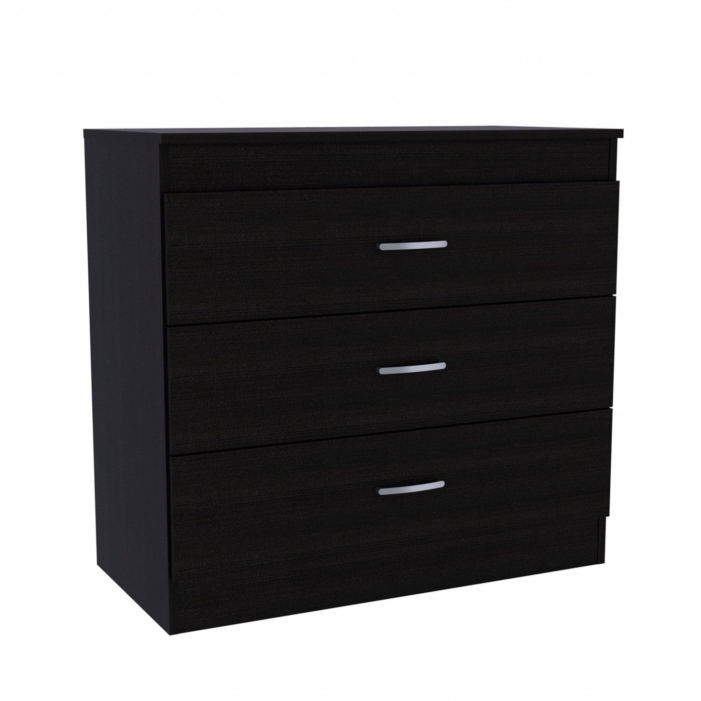 29" Black Three Drawer Dresser - AFS