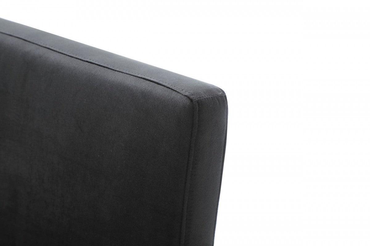 Black Rosegold Velvet Dining Chair - AFS