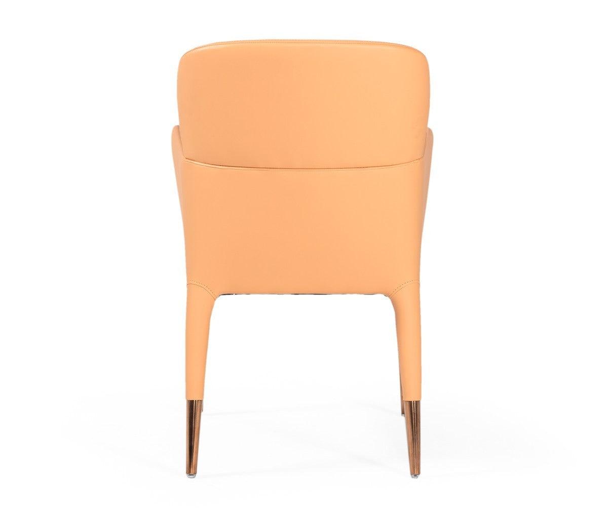 Peach Rosegold Dining Chair - AFS