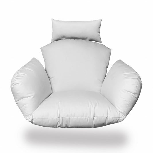 Primo White Indoor Outdoor Replacement Cushion for Egg Chair - AFS