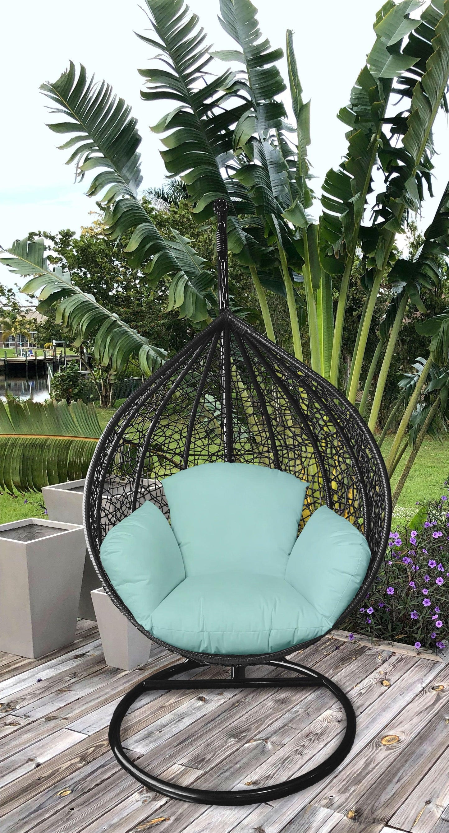 Primo Aqua Indoor Outdoor Replacement Cushion for Egg Chair - AFS