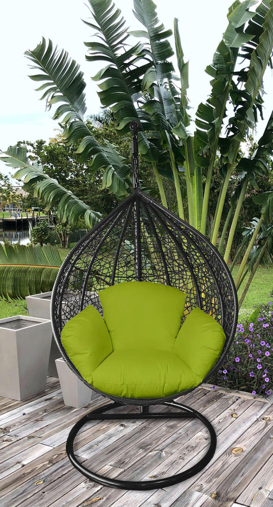 Primo Neon Green Indoor Outdoor Replacement Cushion for Egg Chair - AFS
