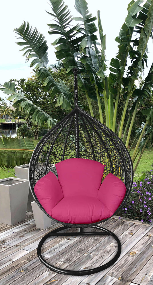 Primo Hot Pink Indoor Outdoor Replacement Cushion for Egg Chair - AFS