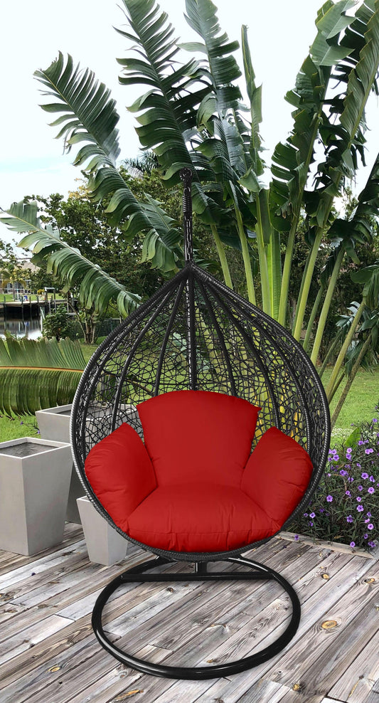 Primo Red Indoor Outdoor Replacement Cushion for Egg Chair - AFS