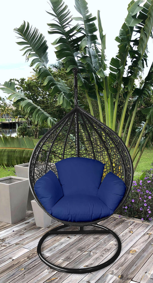 Primo Royal Blue Indoor Outdoor Replacement Cushion for Egg Chair - AFS