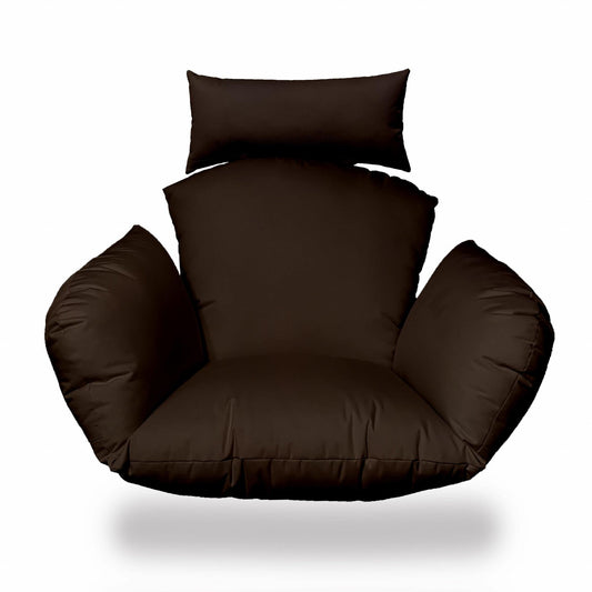 Primo Chocolate Brown Indoor Outdoor Replacement Cushion for Egg Chair - AFS