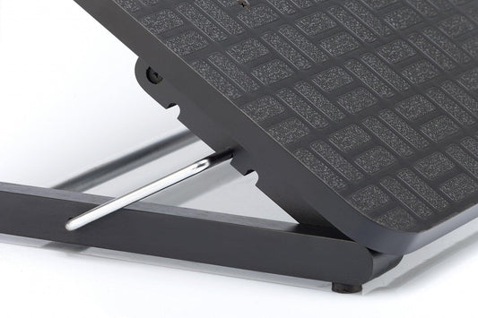 Black Adjustable Under Desk Ergonomic Foot Rest - AFS