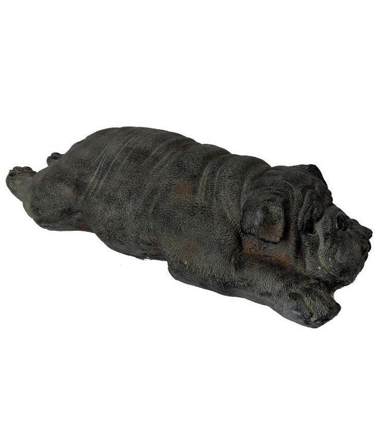 6" Sleepy Bulldog Indoor Outdoor Statue - AFS