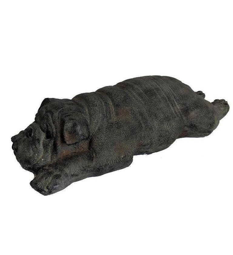 6" Sleepy Bulldog Indoor Outdoor Statue - AFS