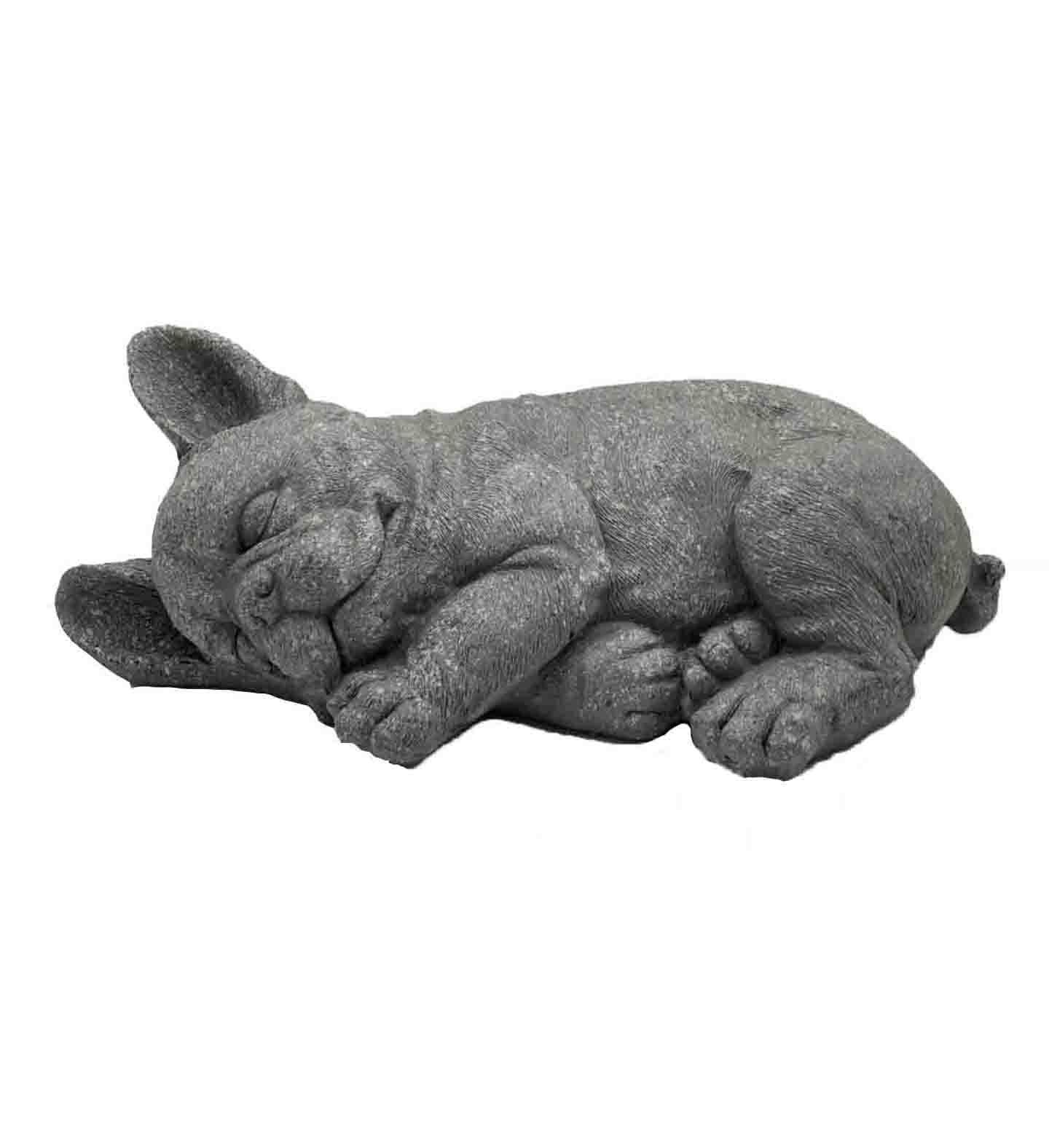 7" Peaceful Sleeping Dog Indoor Outdoor Statue - AFS