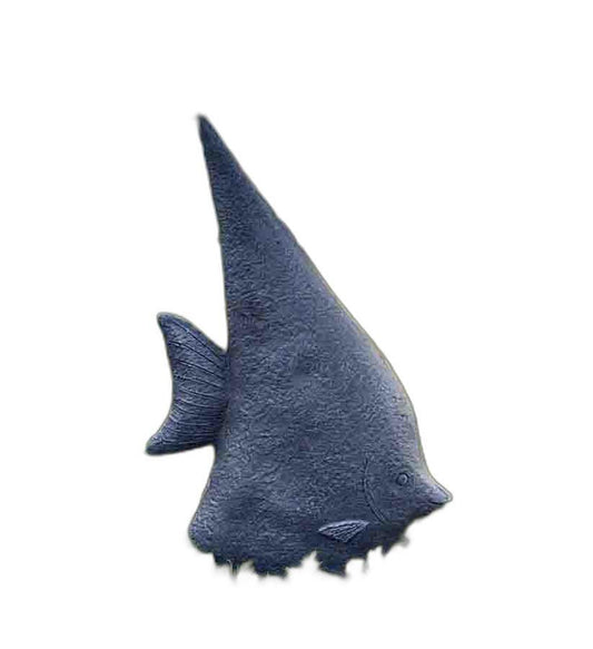 24" Dark Grey Fish Indoor Outdoor Statue - AFS