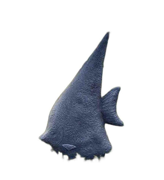 24" Dark Grey Fish Indoor Outdoor Statue - AFS