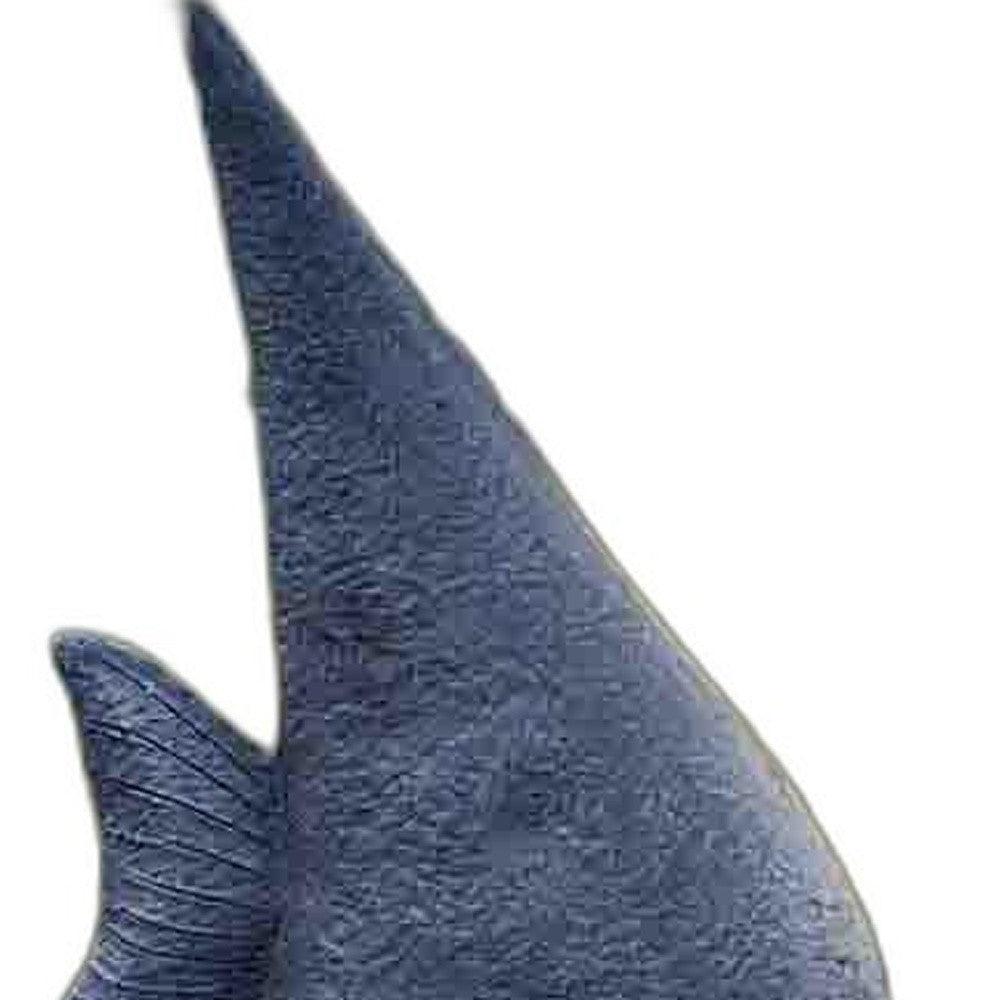 24" Dark Grey Fish Indoor Outdoor Statue - AFS