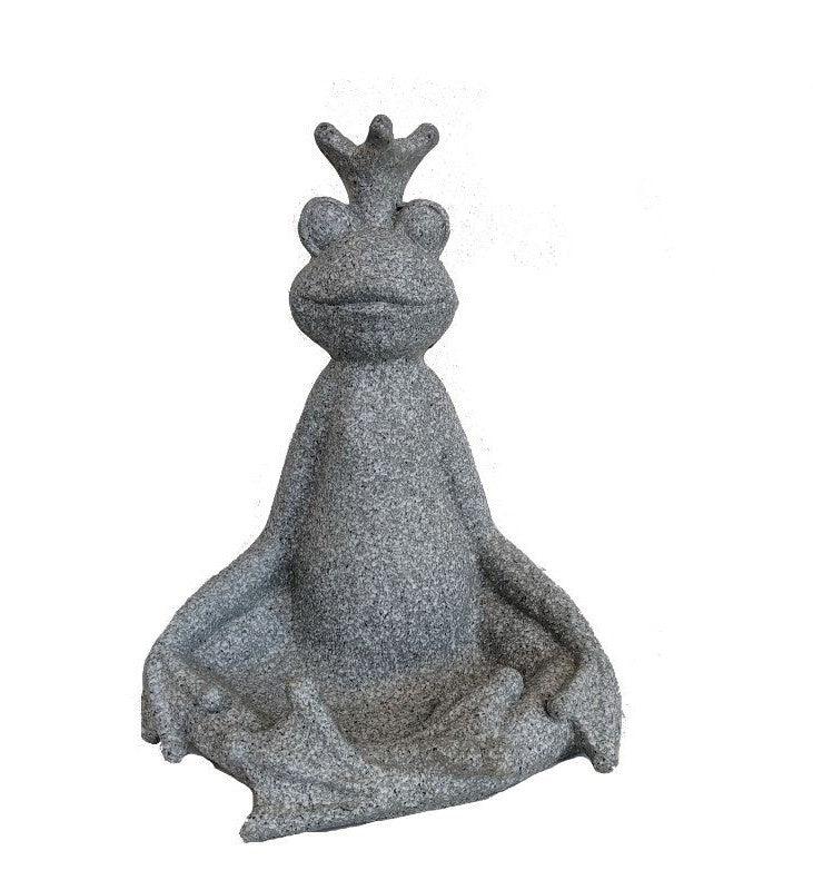 18" Zen Princess Frog Indoor Outdoor Statue - AFS