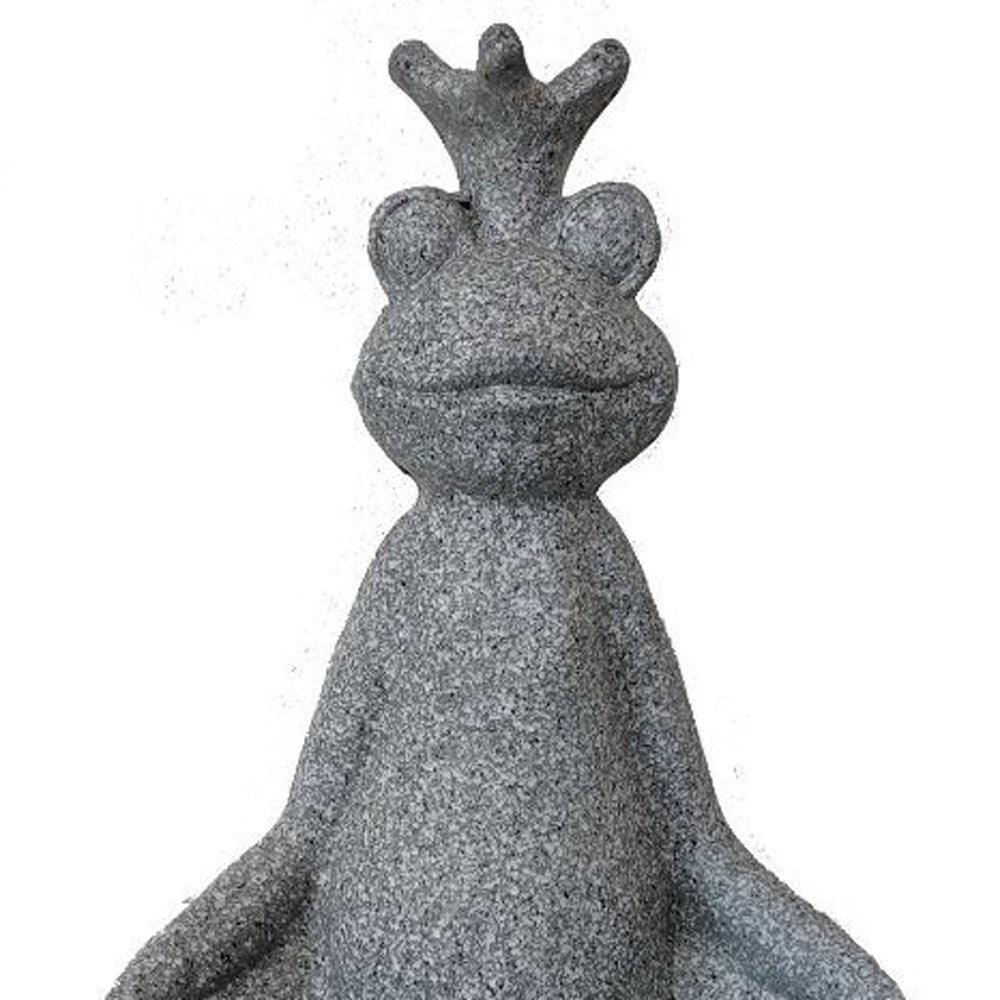 18" Zen Princess Frog Indoor Outdoor Statue - AFS