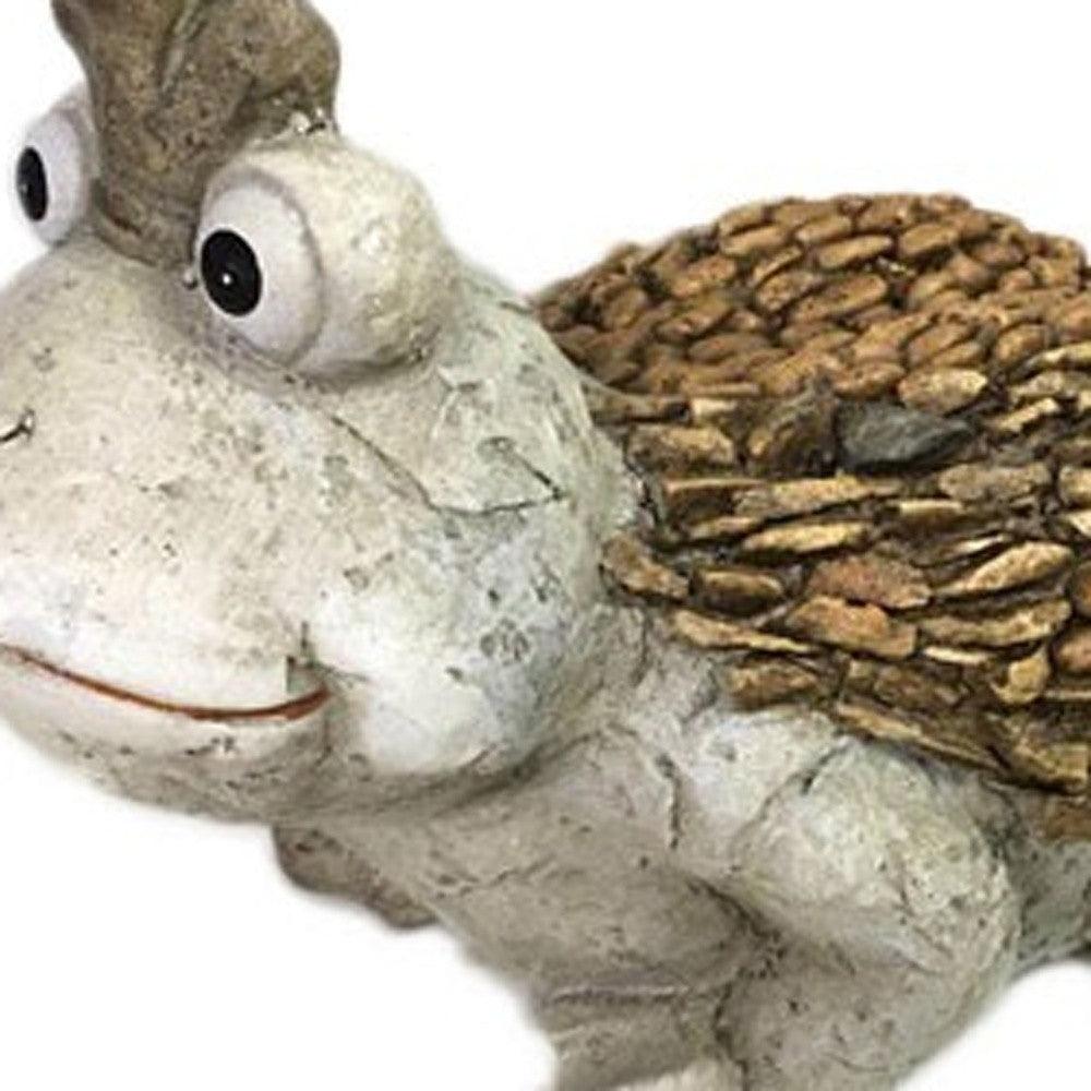 9" Rustic Prince Frog Garden Statue - AFS