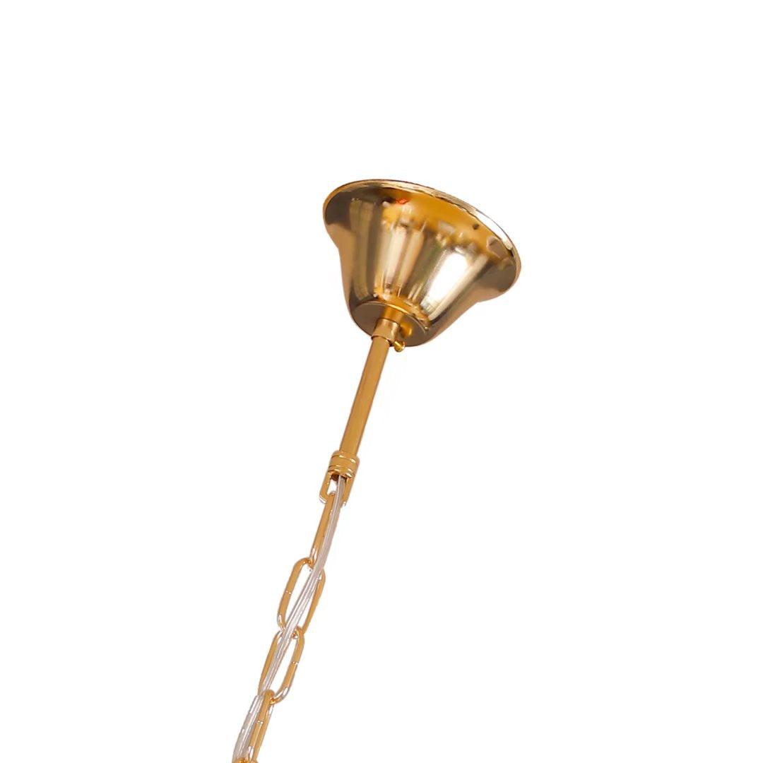 Classy Glam Gold Faux Crystal Chandelier - AFS