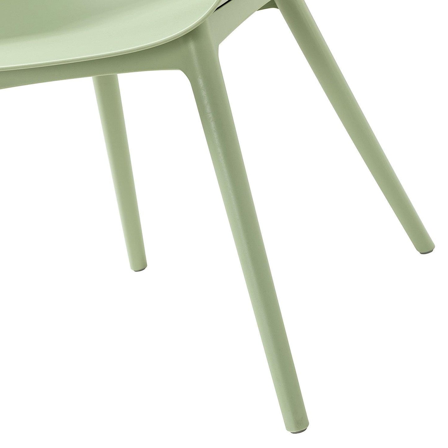 Solid Pale Green Contempo Outdoor Chairs and Table Set - AFS