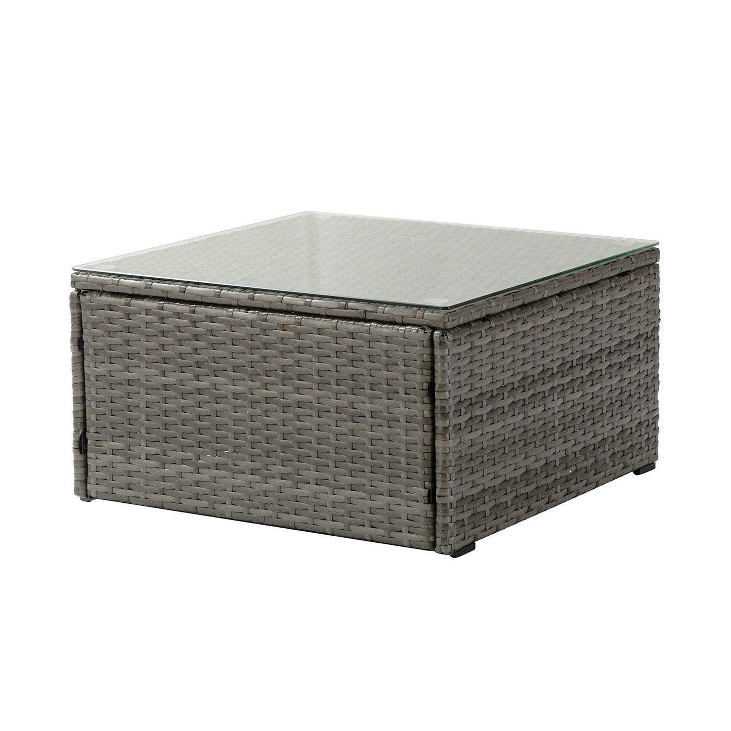 Grey Rattan Outdoor Sofa and Table Set - AFS