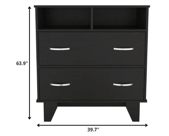 Modern Light Oak Office Desk with Storage Cabinet - AFS