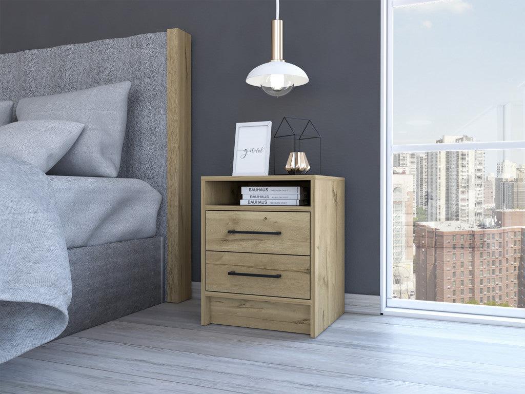 Sophisticated and Stylish Light Grey Nightstand - AFS